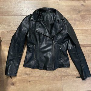 max studio leather jacket